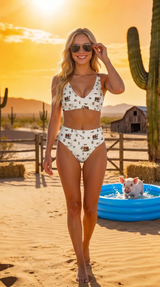 Baha Ranch Yeehaw Hereford Brands Bikini