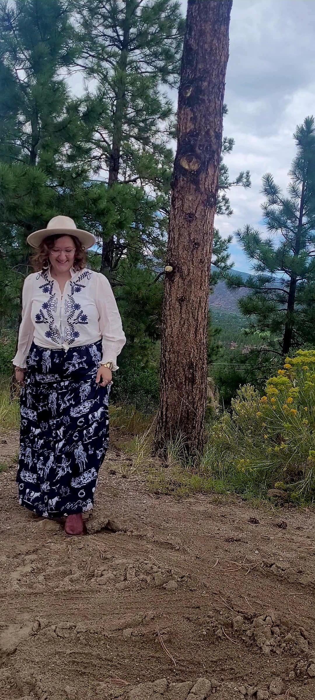 Baha Ranch Ranch Life Western Tiered Prairie Maxi Skirt - Baha Ranch Western Wear - Flyclothing LLC