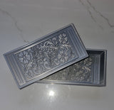 3d Print Silver Tooled Horse Trinket Gift Box with free horse keychain