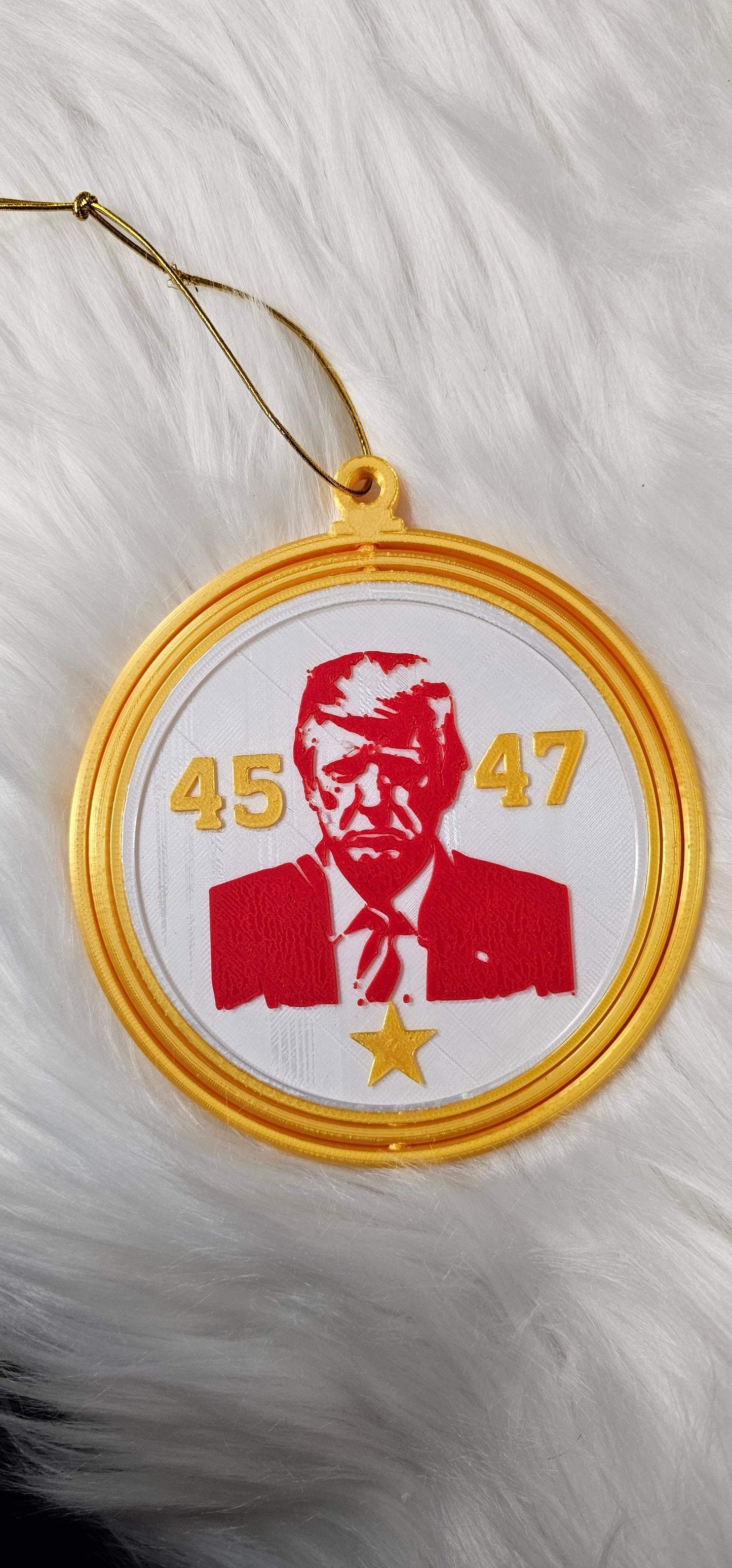 Ultimate Trump 3D Print Christmas Ornament Set Made in America - Baha Ranch Western Wear - Flyclothing LLC