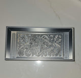 3d Print Silver Tooled Horse Trinket Gift Box with free horse keychain