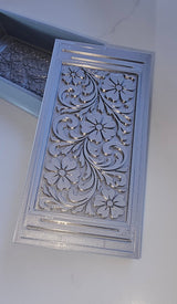 3d Print Silver Tooled Trinket Gift Box or Keychain or Wall Cross