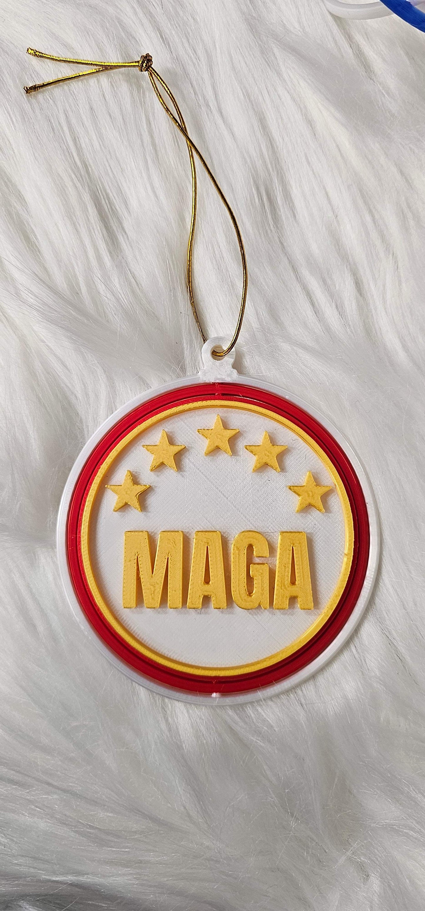 Ultimate Trump 3D Print Christmas Ornament Set Made in America - Baha Ranch Western Wear - Flyclothing LLC