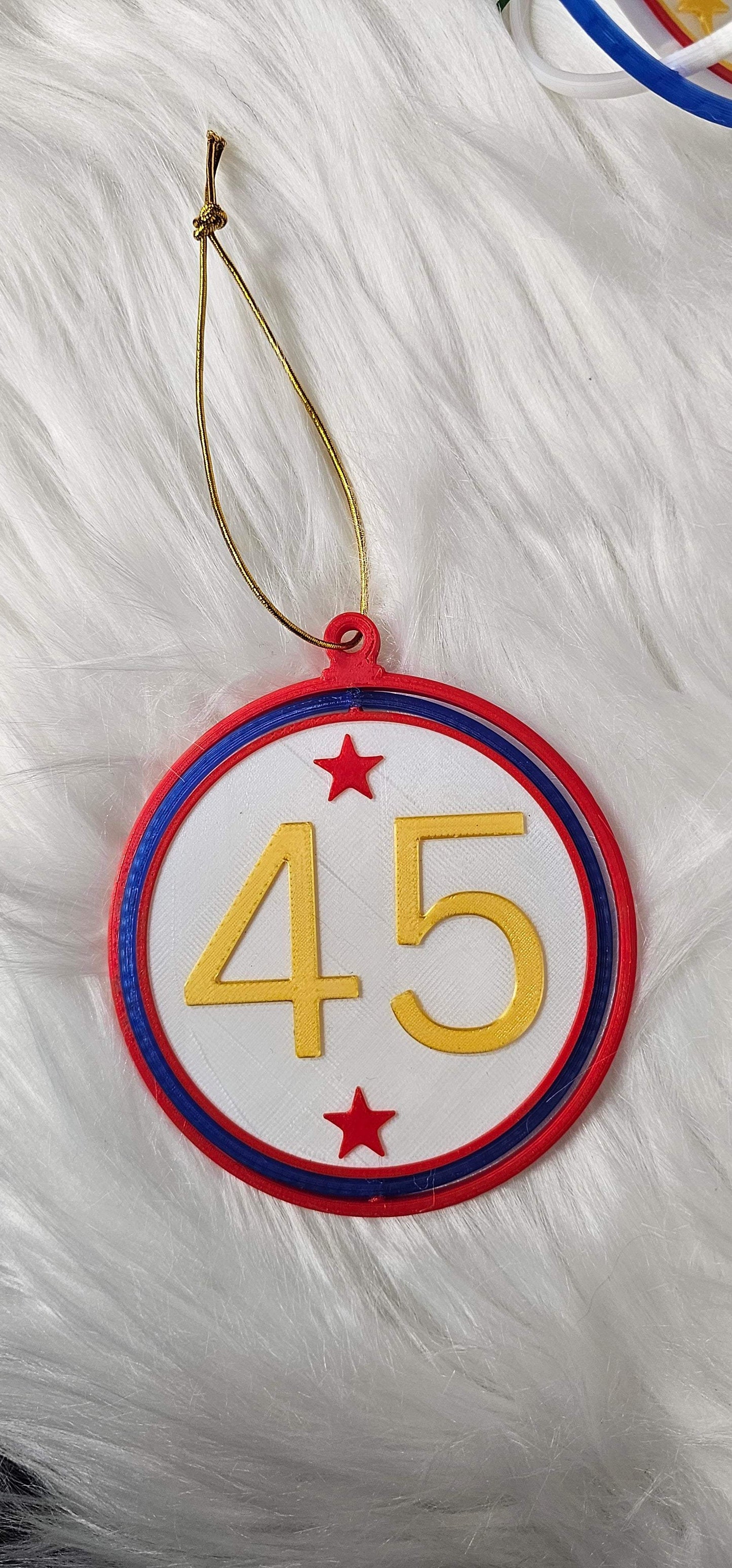 Ultimate Trump 3D Print Christmas Ornament Set Made in America - Baha Ranch Western Wear - Flyclothing LLC