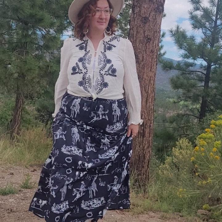 Baha Ranch Ranch Life Western Tiered Prairie Maxi Skirt - Baha Ranch Western Wear - Flyclothing LLC