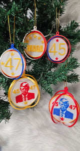 Ultimate Trump 3D Print Christmas Ornament Set Made in America - Baha Ranch Western Wear - Flyclothing LLC