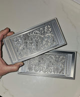 3d Print Silver Tooled Horse Trinket Gift Box with free horse keychain