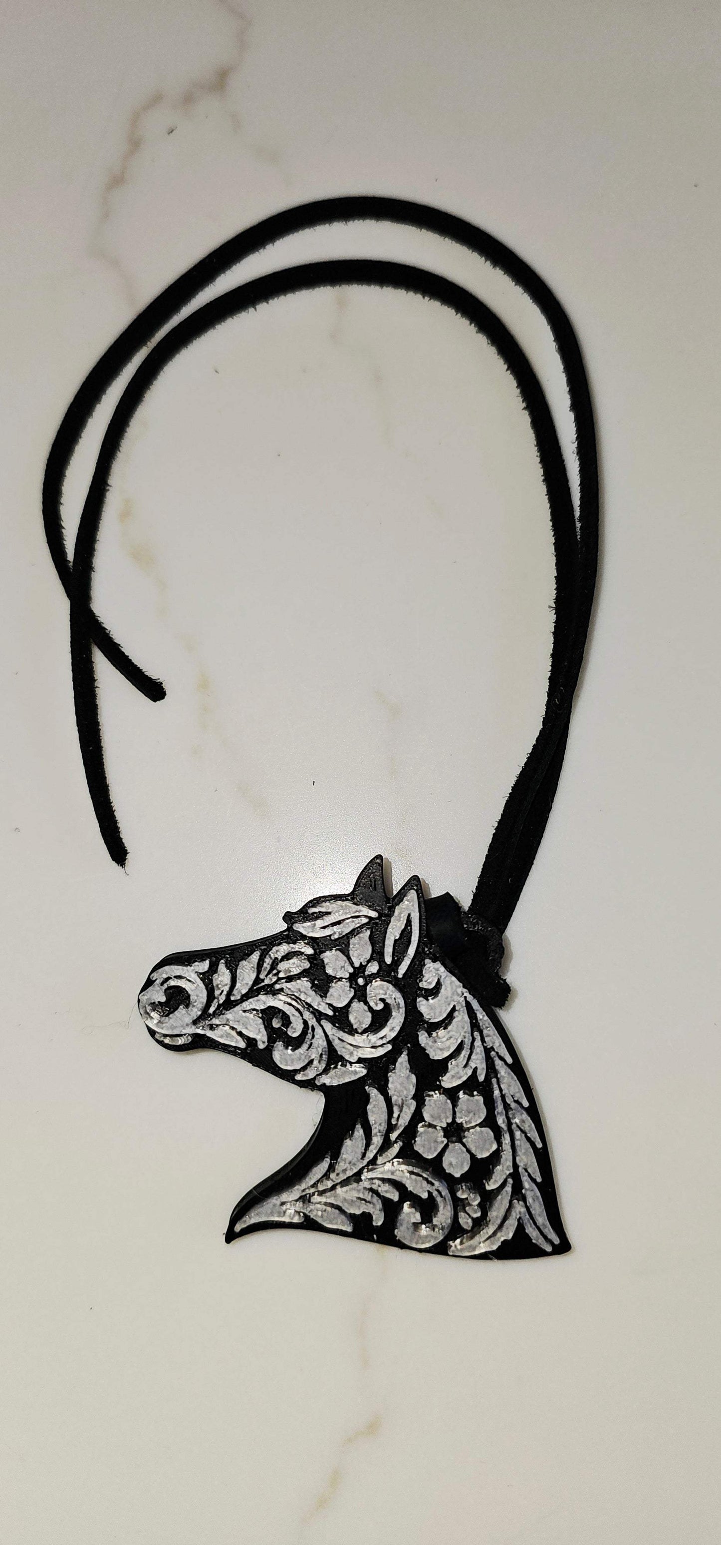 Baha Ranch Year of the Horse Tooled 3d Print Bookmark Keychain Hatpin Magnet Purse Charm Made in America - Baha Ranch Western Wear - Flyclothing LLC
