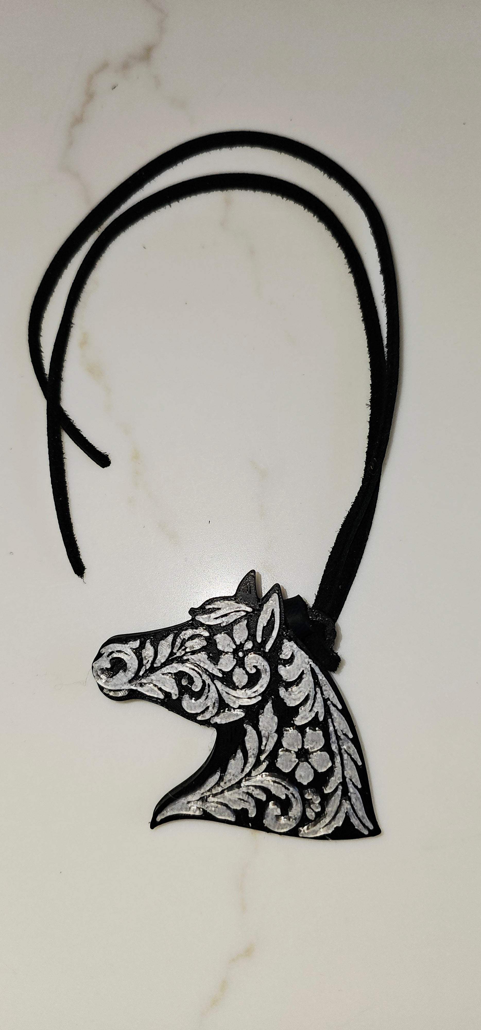 Baha Ranch Year of the Horse Tooled 3d Print Bookmark Keychain Hatpin Magnet Purse Charm Made in America - Baha Ranch Western Wear - Flyclothing LLC