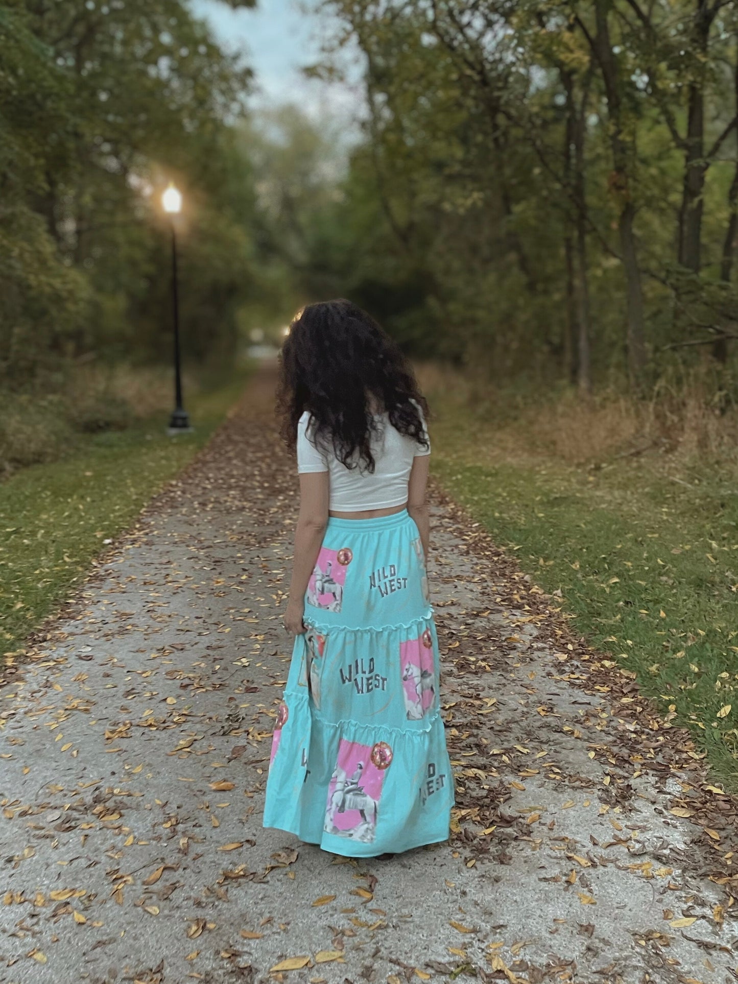 Baha Ranch Retro Pop Western Prairie Maxi Skirt - Baha Ranch Western Wear - Flyclothing LLC