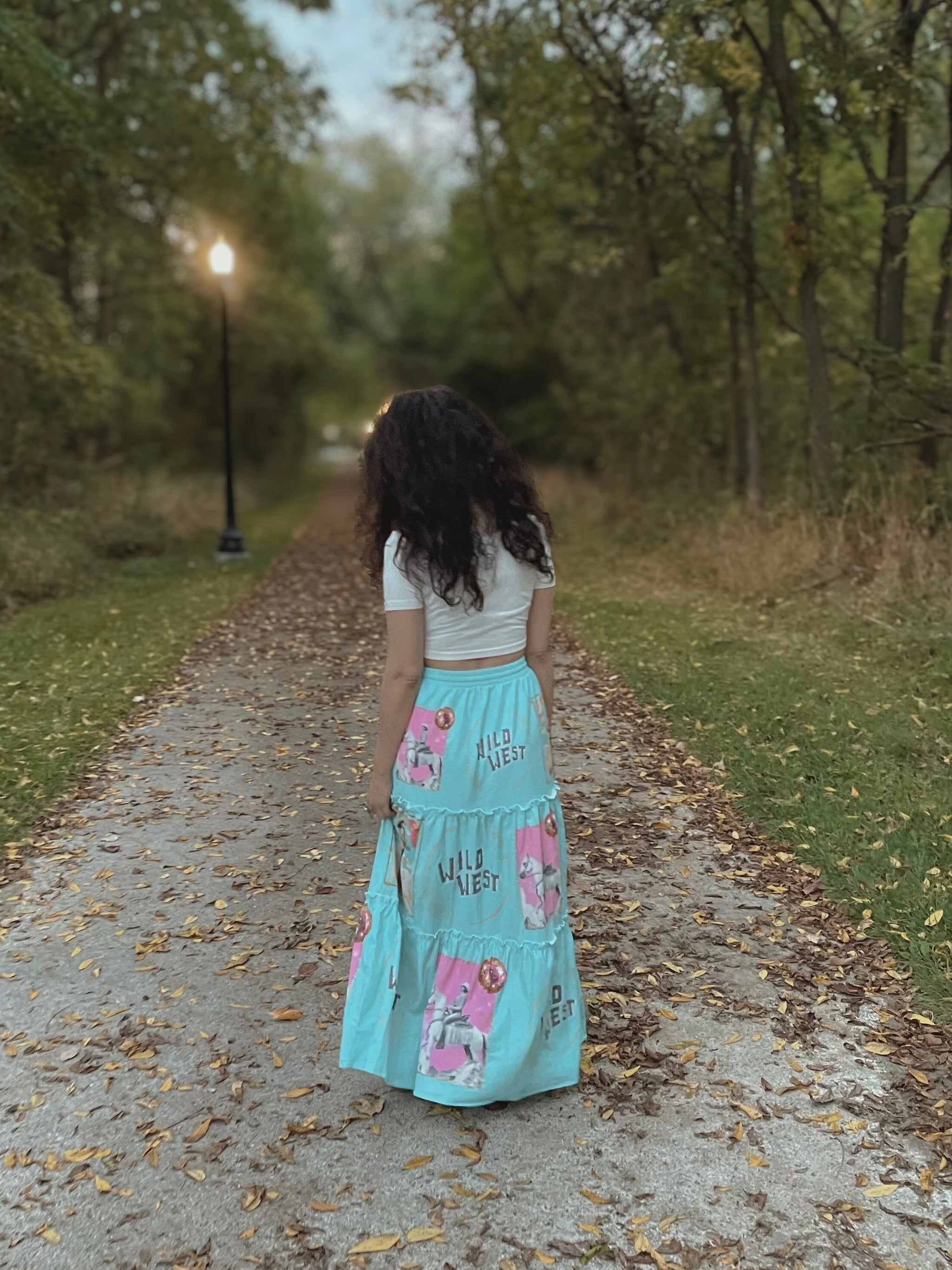 Baha Ranch Retro Pop Western Prairie Maxi Skirt - Baha Ranch Western Wear - Flyclothing LLC