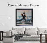 Black Market Art Company Robot Rescue Print