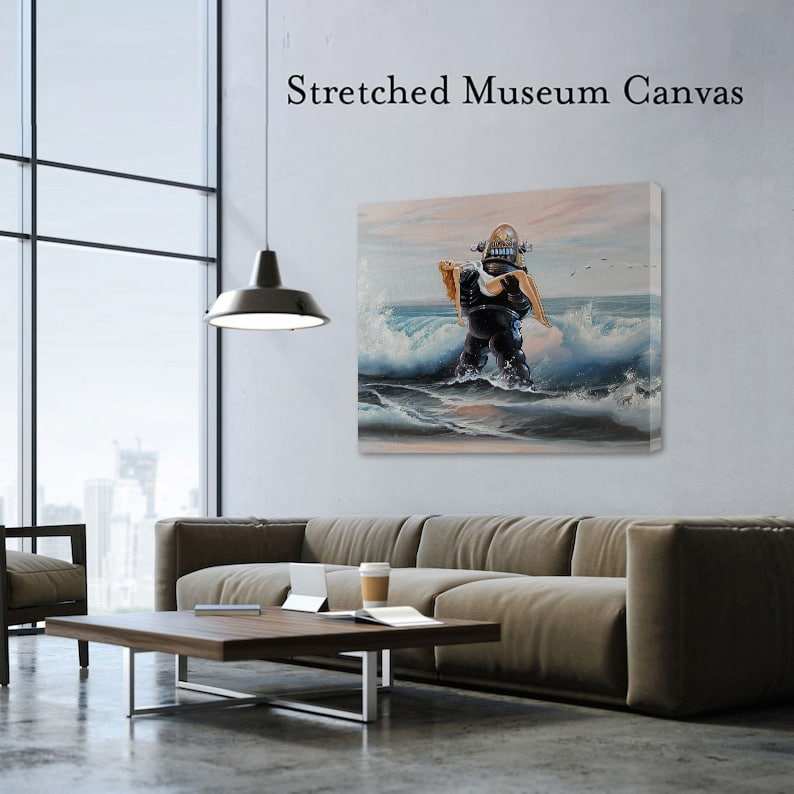 Black Market Art Company Robot Rescue Print - Black Market Art Company - Flyclothing LLC