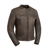 Rocky Men's Motorcycle Leather Jacket - First Manufacturing Company - Flyclothing LLC