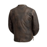 Rocky Men's Motorcycle Leather Jacket - First Manufacturing Company - Flyclothing LLC