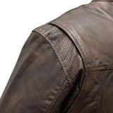 Rocky Men's Motorcycle Leather Jacket - First Manufacturing Company - Flyclothing LLC