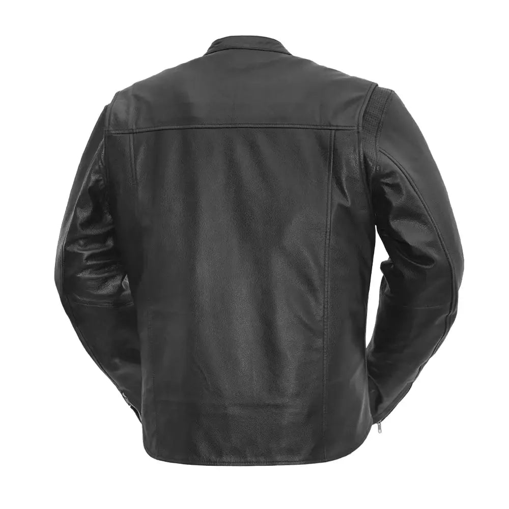 Rocky Men's Motorcycle Leather Jacket - First Manufacturing Company - Flyclothing LLC