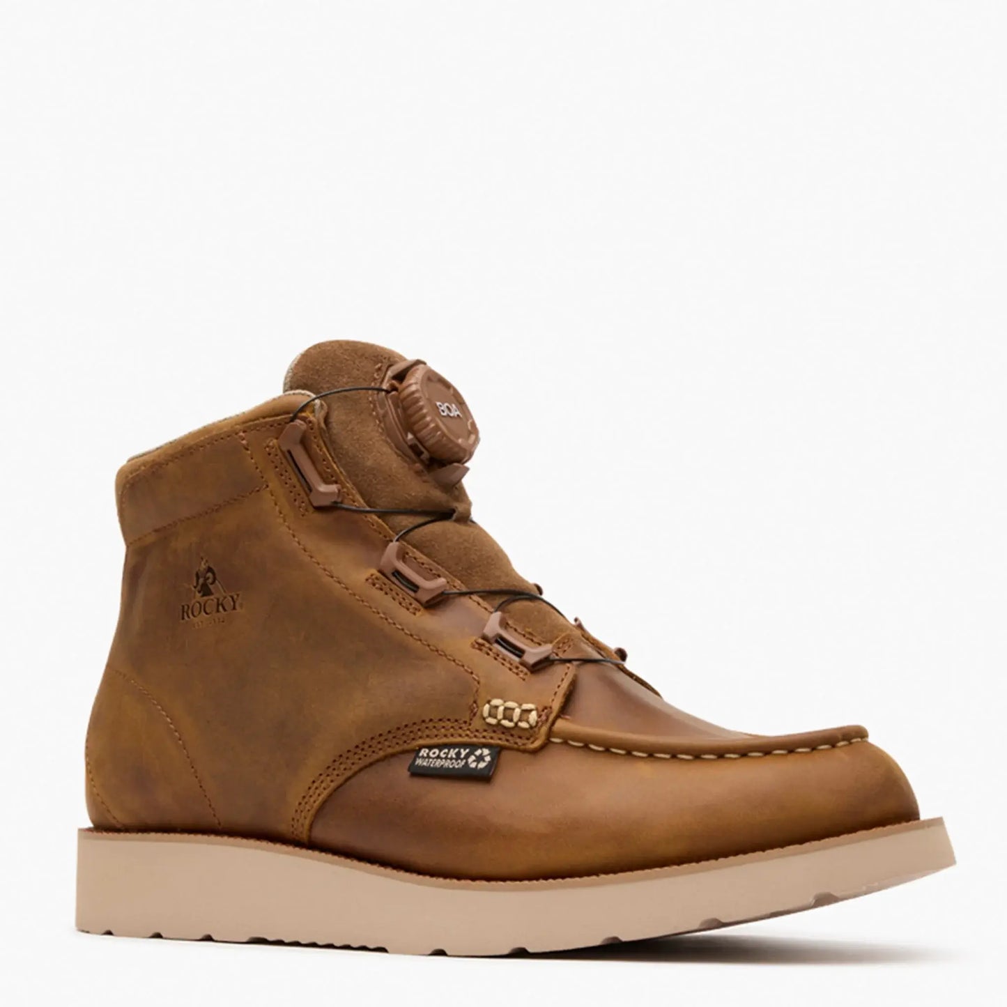 Rocky MonoCrepe Wedge Composite Toe BOA Work Boot - Rocky Boots - Flyclothing LLC