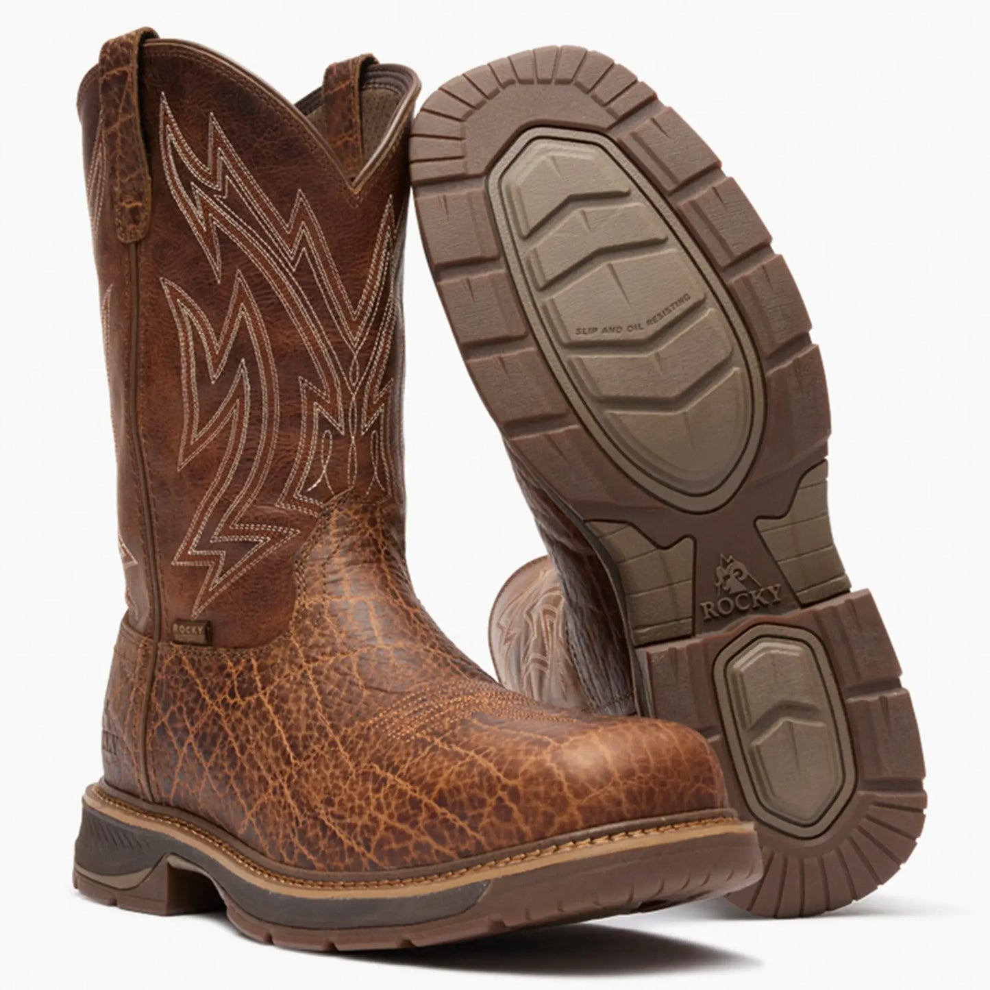 Rocky Ride LTE Carbon Toe Western Boots - Rocky Boots - Flyclothing LLC