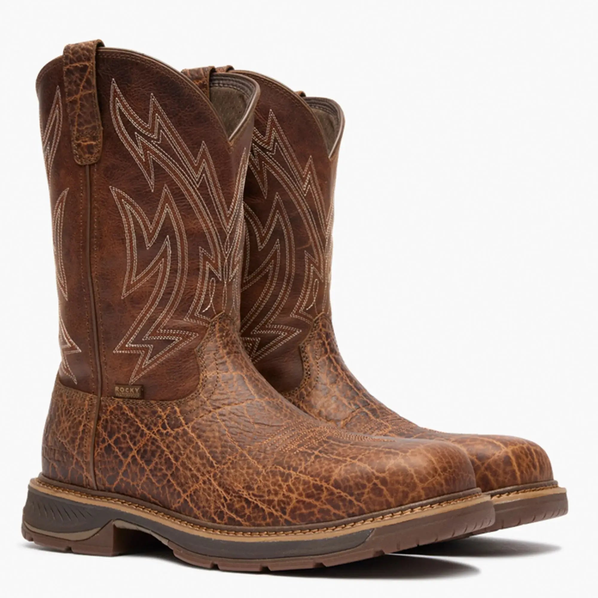 Rocky Ride LTE Carbon Toe Western Boots - Rocky Boots - Flyclothing LLC