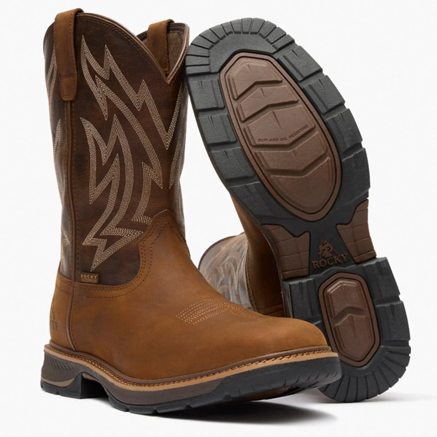 Rocky Ride LTE Waterproof Western Boots - Rocky Boots - Flyclothing LLC