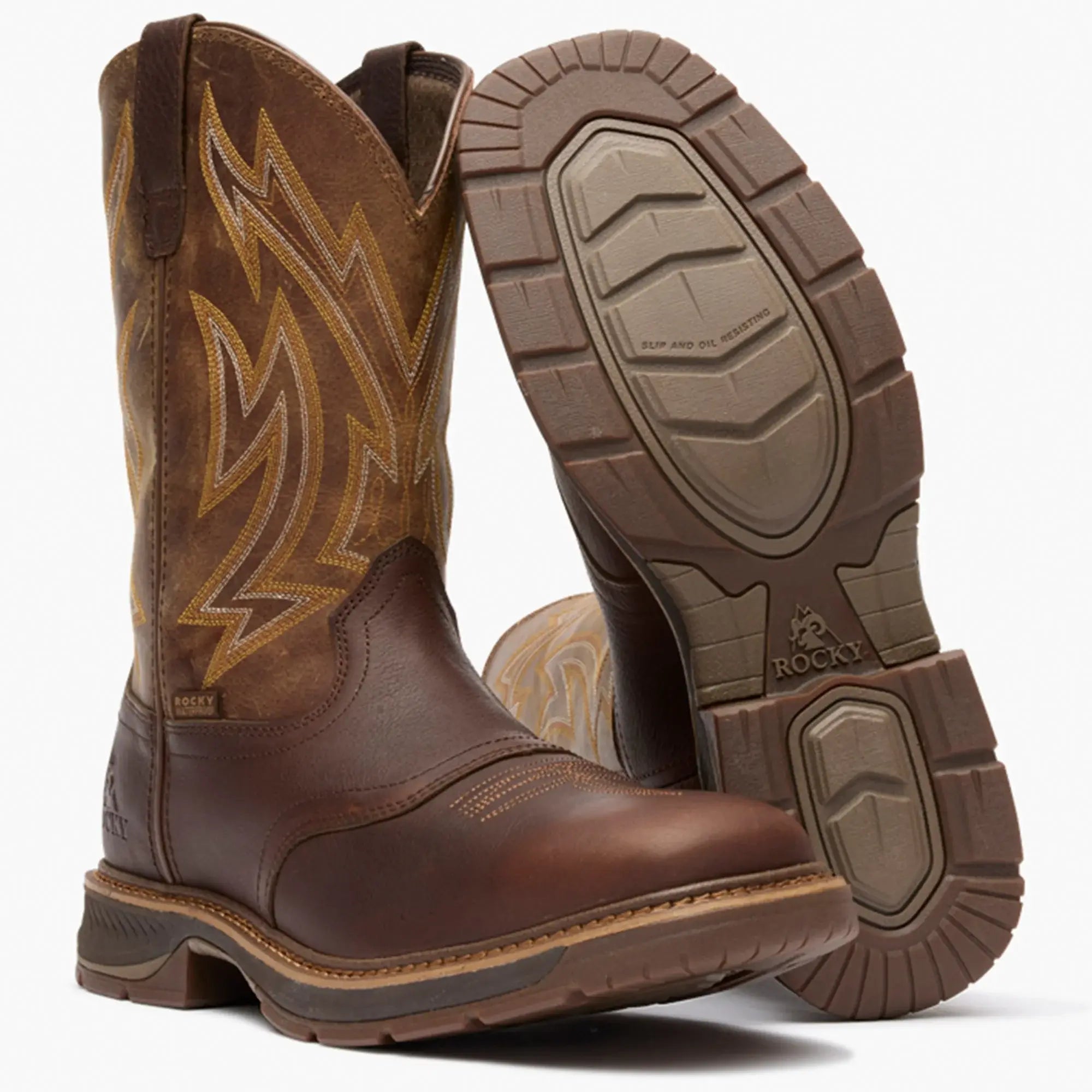 Rocky Ride LTE Waterproof Western Boots - Rocky Boots - Flyclothing LLC