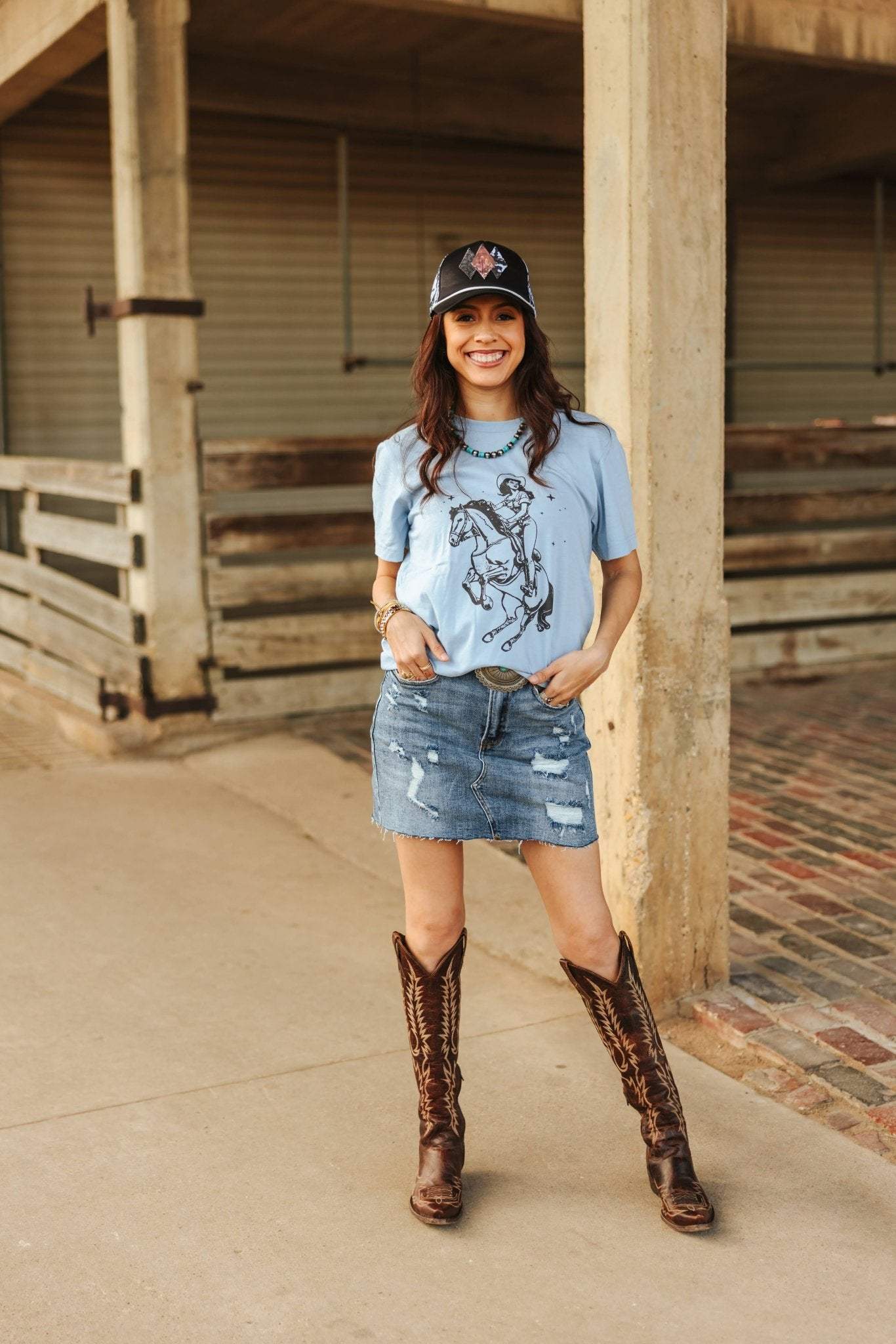 Rodeo Queen Graphic Tee - Wild Junkie - Flyclothing LLC