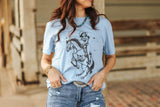 Rodeo Queen Graphic Tee - Wild Junkie - Flyclothing LLC