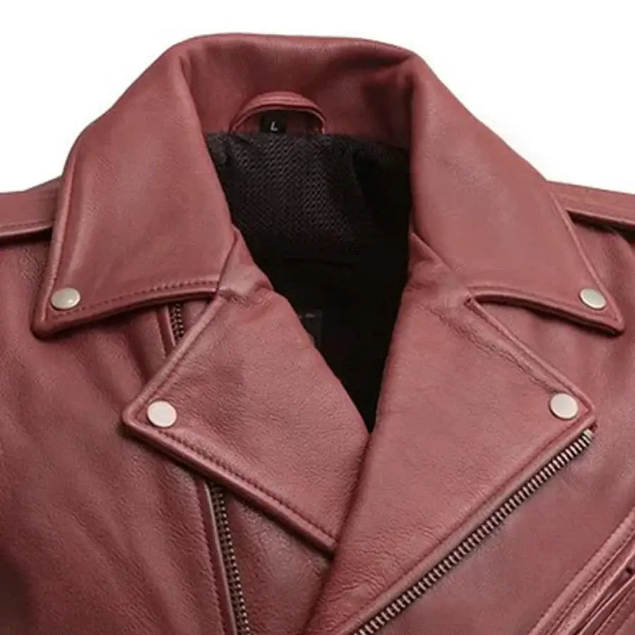 Roller - Men's Motorcycle Leather Vest - First Manufacturing Company - Flyclothing LLC