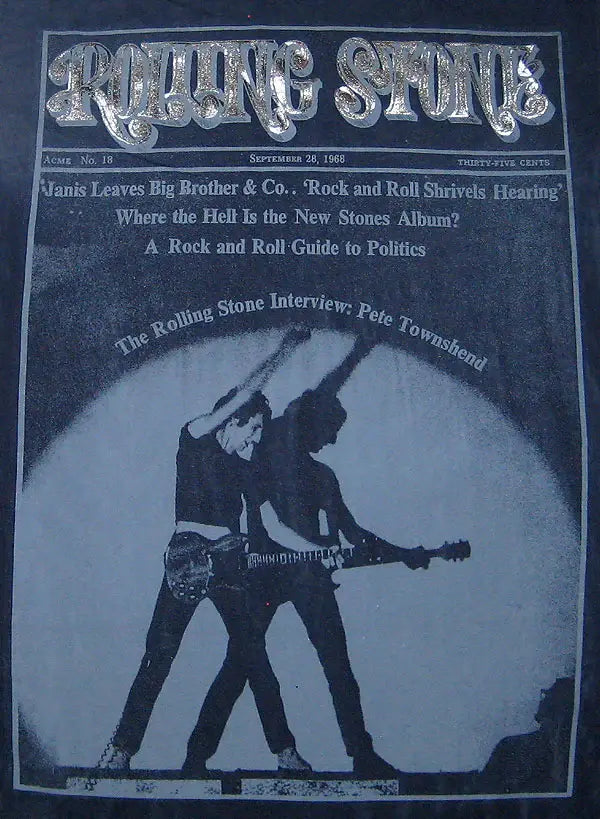 Rolling Stone Magazine Pete Townshend Shirt - The Who - Flyclothing LLC