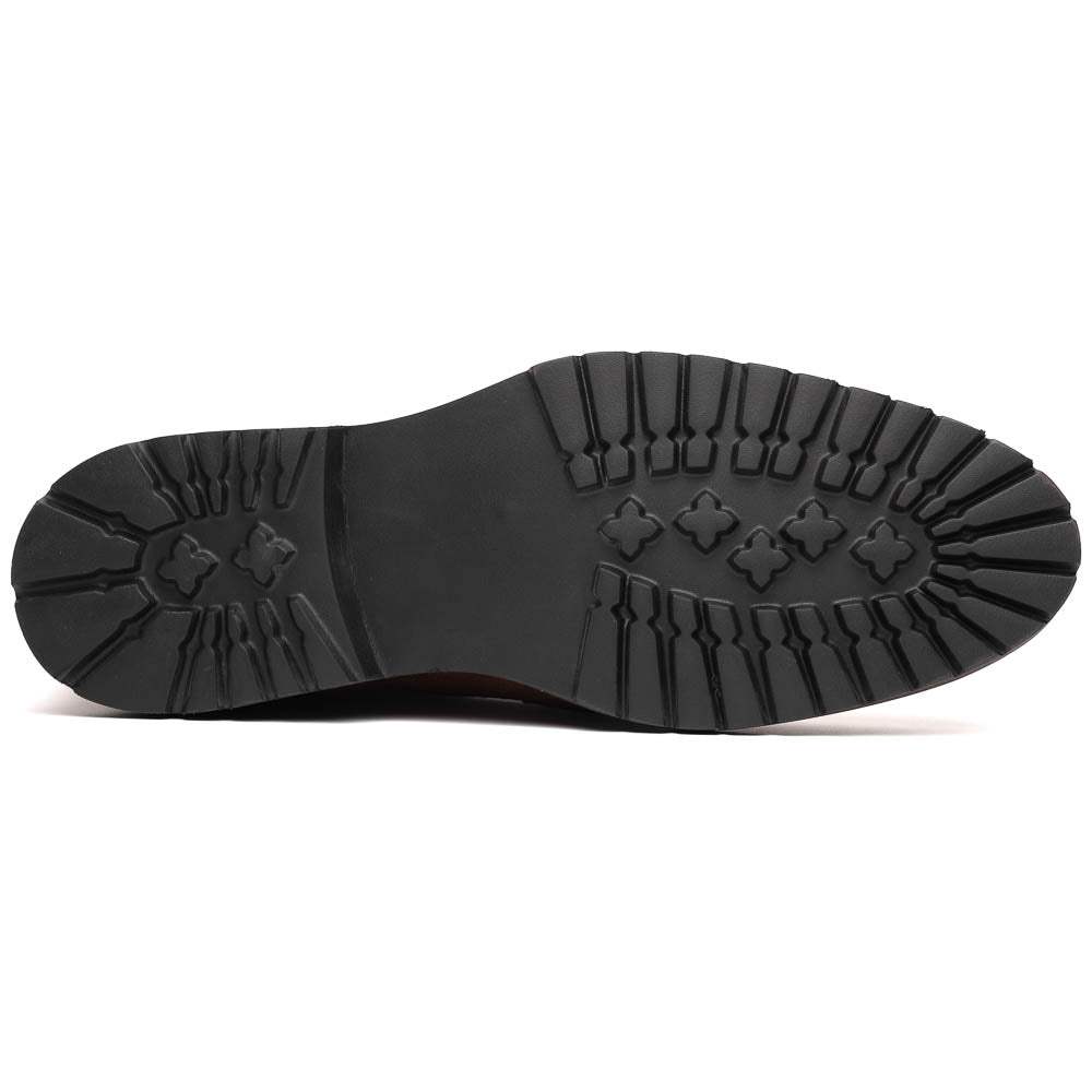 46-602-BLK REZZA Suede Calfskin Chukka Boot Black - Zelli Italia - Flyclothing LLC