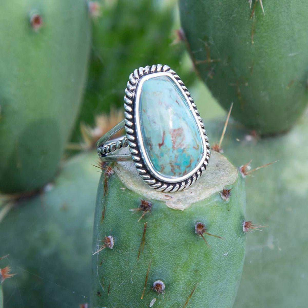 Roped Turquoise Ring - Sterling Silver - Barse Jewelry - Flyclothing LLC