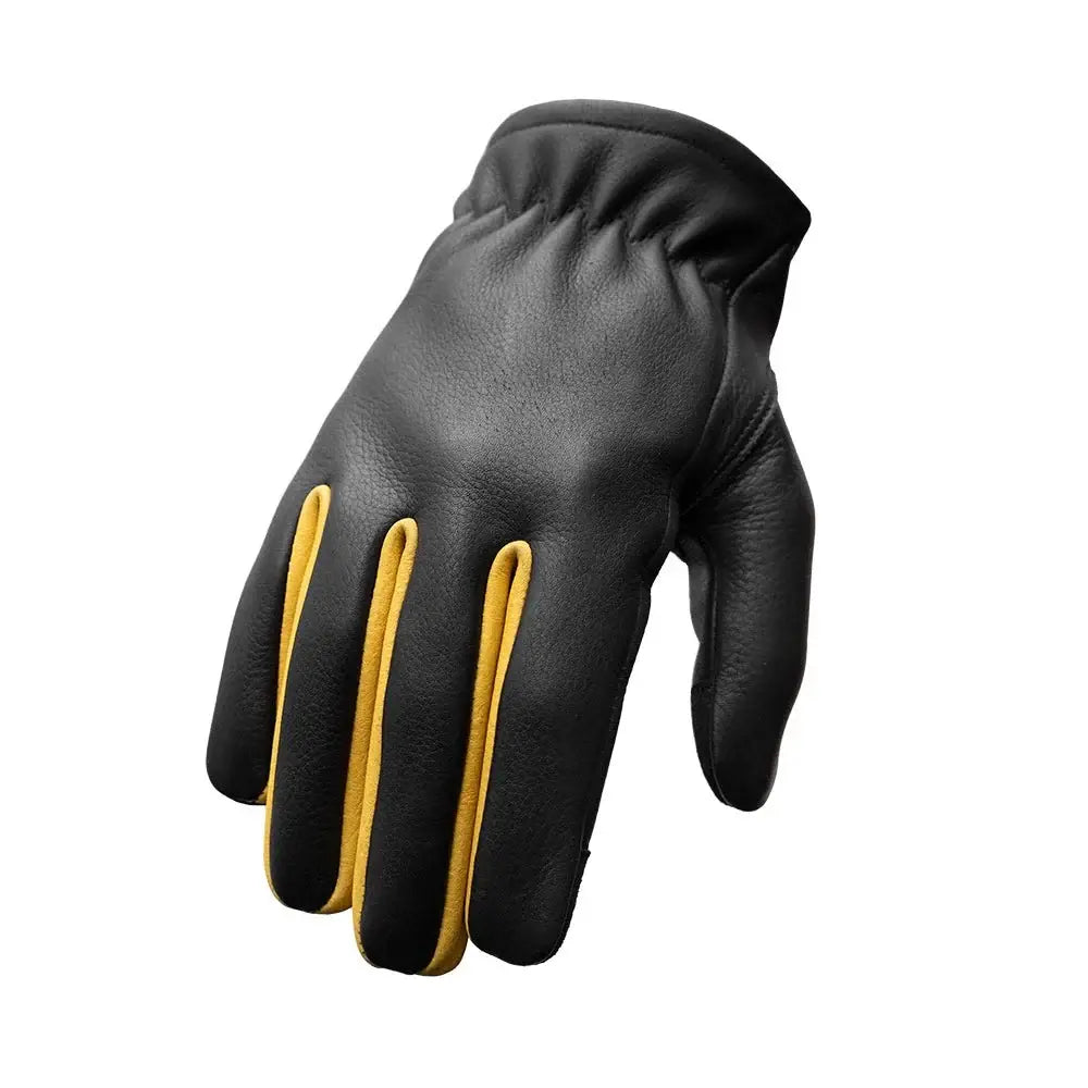Roper Men's Motorcycle Leather Gloves - First Manufacturing Company - Flyclothing LLC