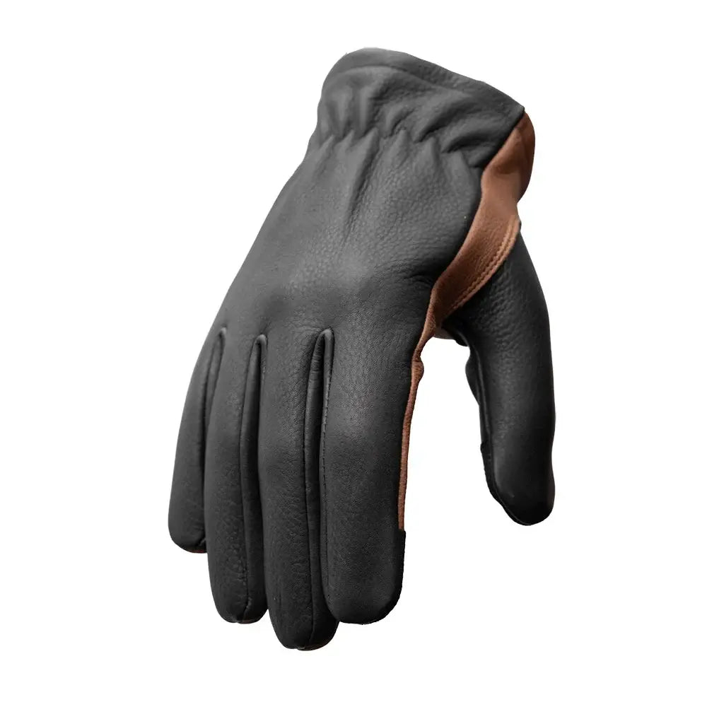 Roper Men's Motorcycle Leather Gloves - First Manufacturing Company - Flyclothing LLC