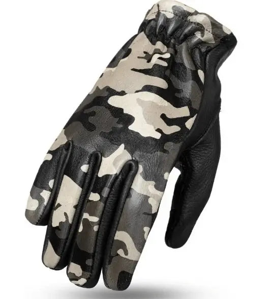 Roper Men's Motorcycle Leather Gloves - First Manufacturing Company - Flyclothing LLC