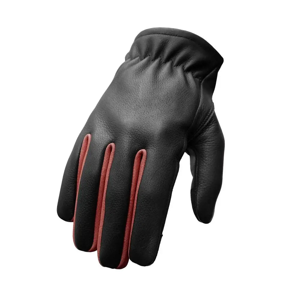 Roper Men's Motorcycle Leather Gloves - First Manufacturing Company - Flyclothing LLC