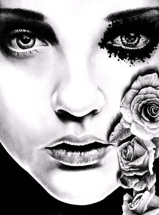 Black Market Art Company Rose of the Devils Garden Print - Black Market Art Company - Flyclothing LLC