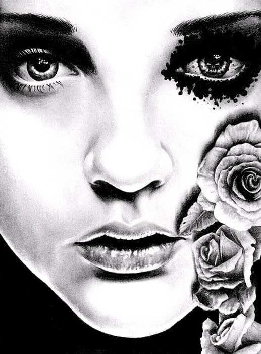 Black Market Art Company Rose of the Devils Garden Print - Black Market Art Company - Flyclothing LLC