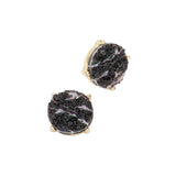 Round Druzy Stud Earrings - Madeline Love - Flyclothing LLC