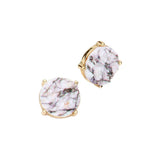 Round Druzy Stud Earrings - Madeline Love - Flyclothing LLC