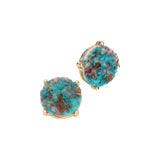 Round Druzy Stud Earrings - Madeline Love - Flyclothing LLC