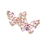 Round Marquise Stone Cluster Butterfly Evening Earrings - Madeline Love - Flyclothing LLC