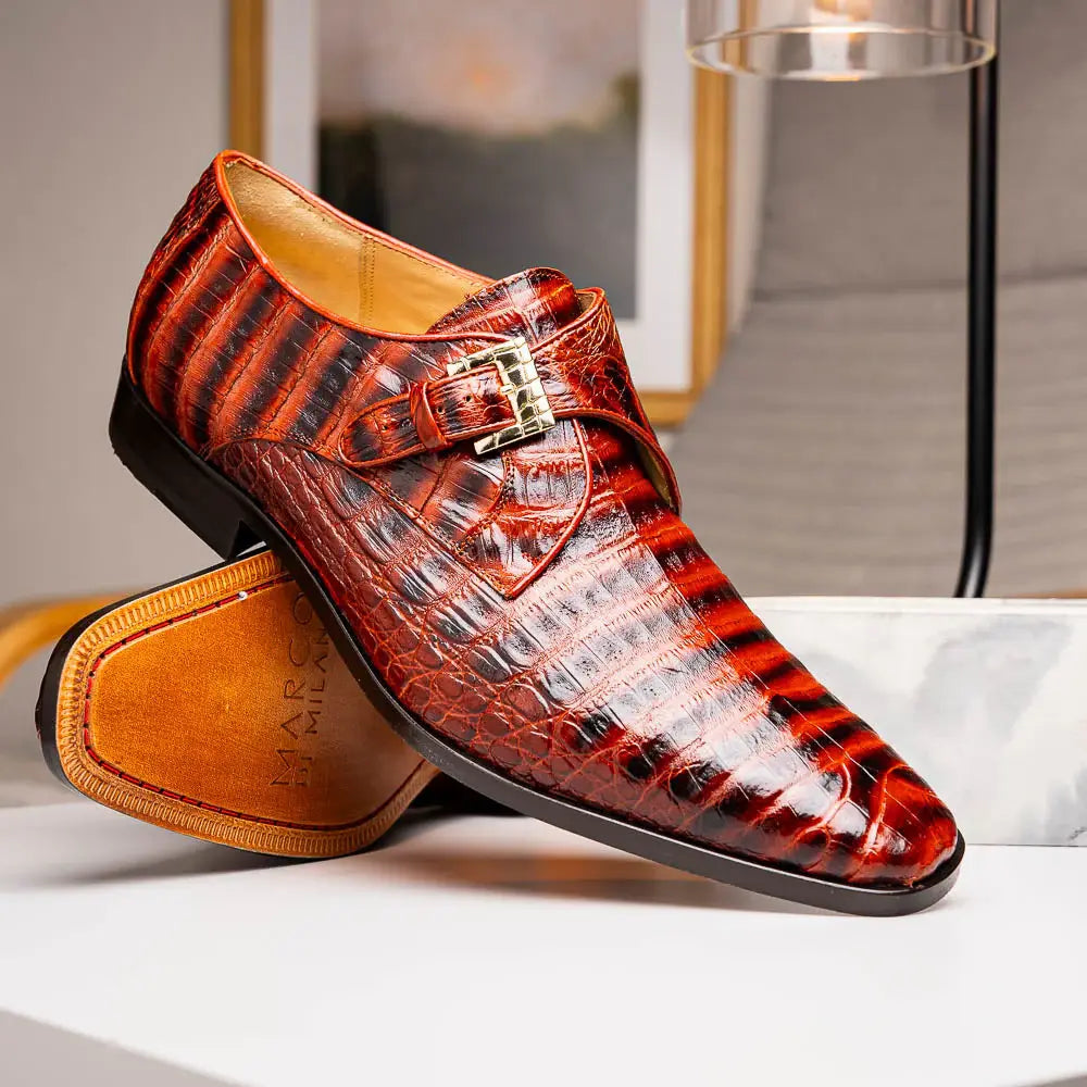 Rovigo Cognac Straps - Marco Di Milano - Flyclothing LLC
