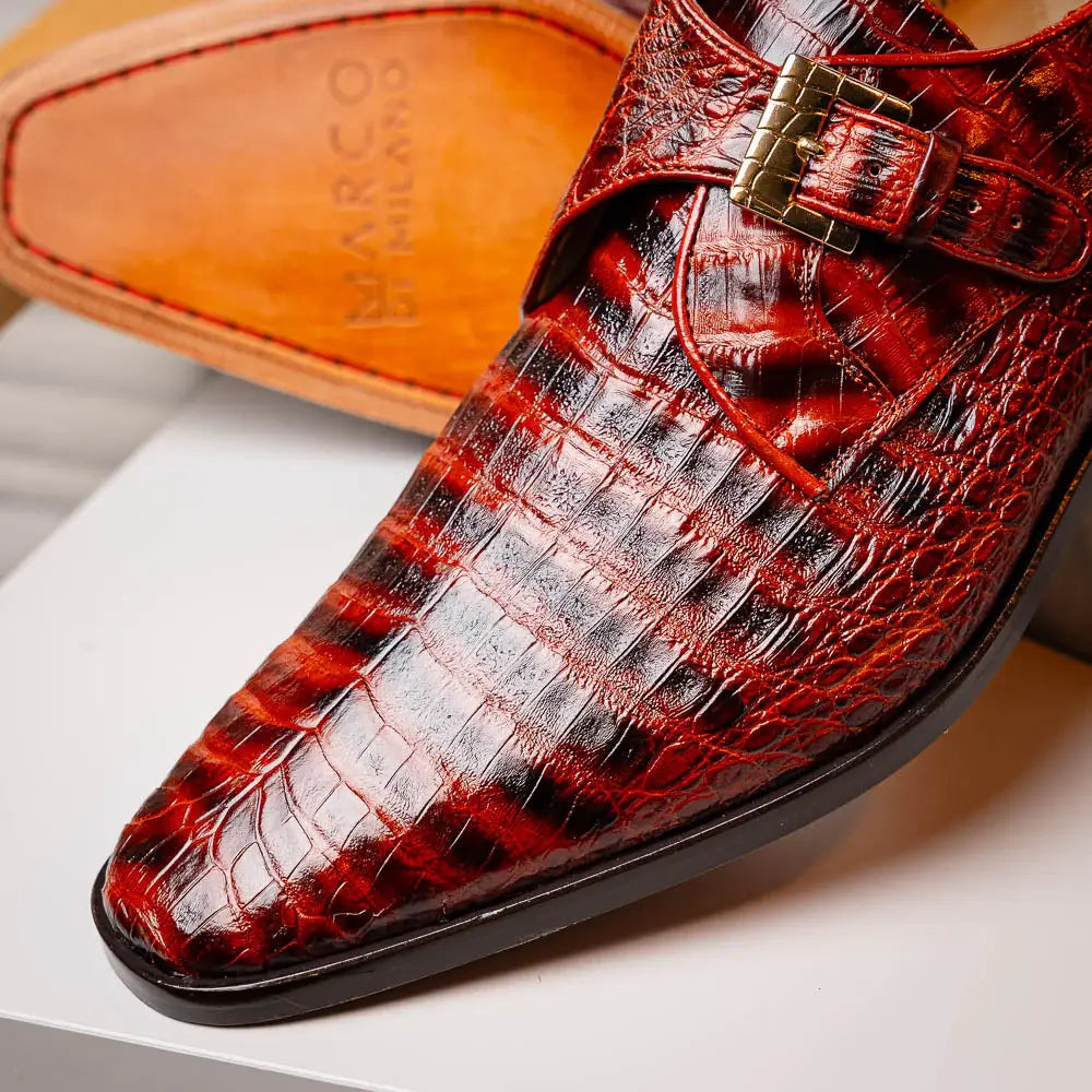 Rovigo Cognac Straps - Marco Di Milano - Flyclothing LLC