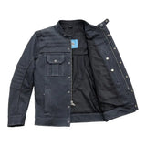 Rowdy Men's Thunder Denim Motorcycle Jacket - First Manufacturing Company - Flyclothing LLC