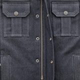 Rowdy Men's Thunder Denim Motorcycle Jacket - First Manufacturing Company - Flyclothing LLC