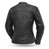 Roxy - Women's Leather Motorcycle Jacket - First Manufacturing Company - Flyclothing LLC