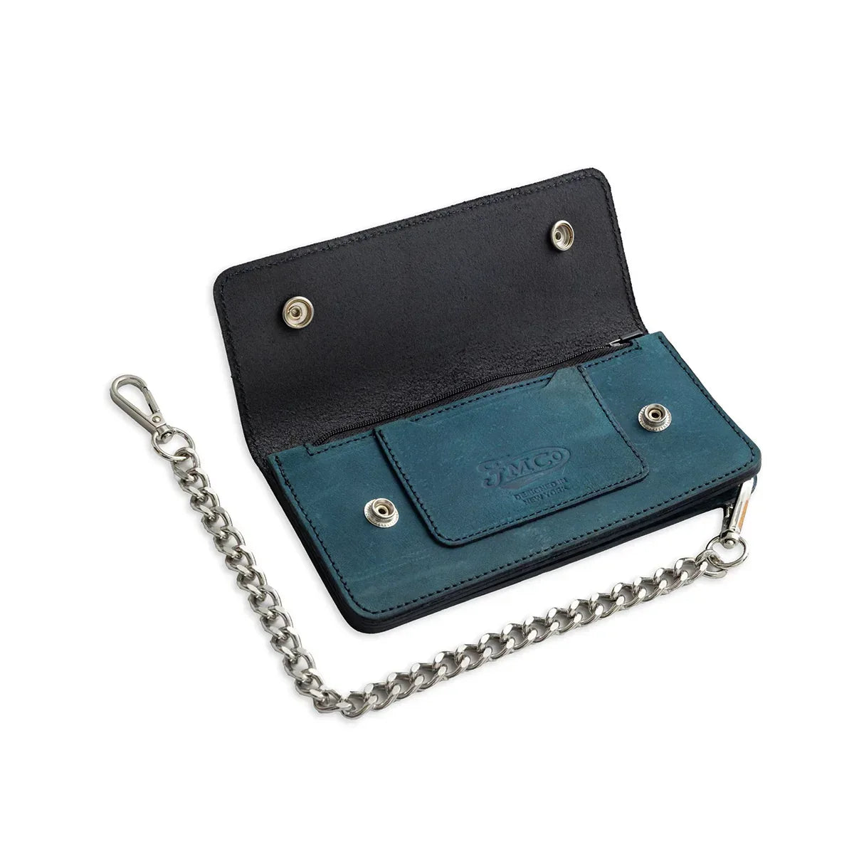 LARGE TRUCKER - Vegetable Tanned Leather Wallet - First Manufacturing Company - Flyclothing LLC