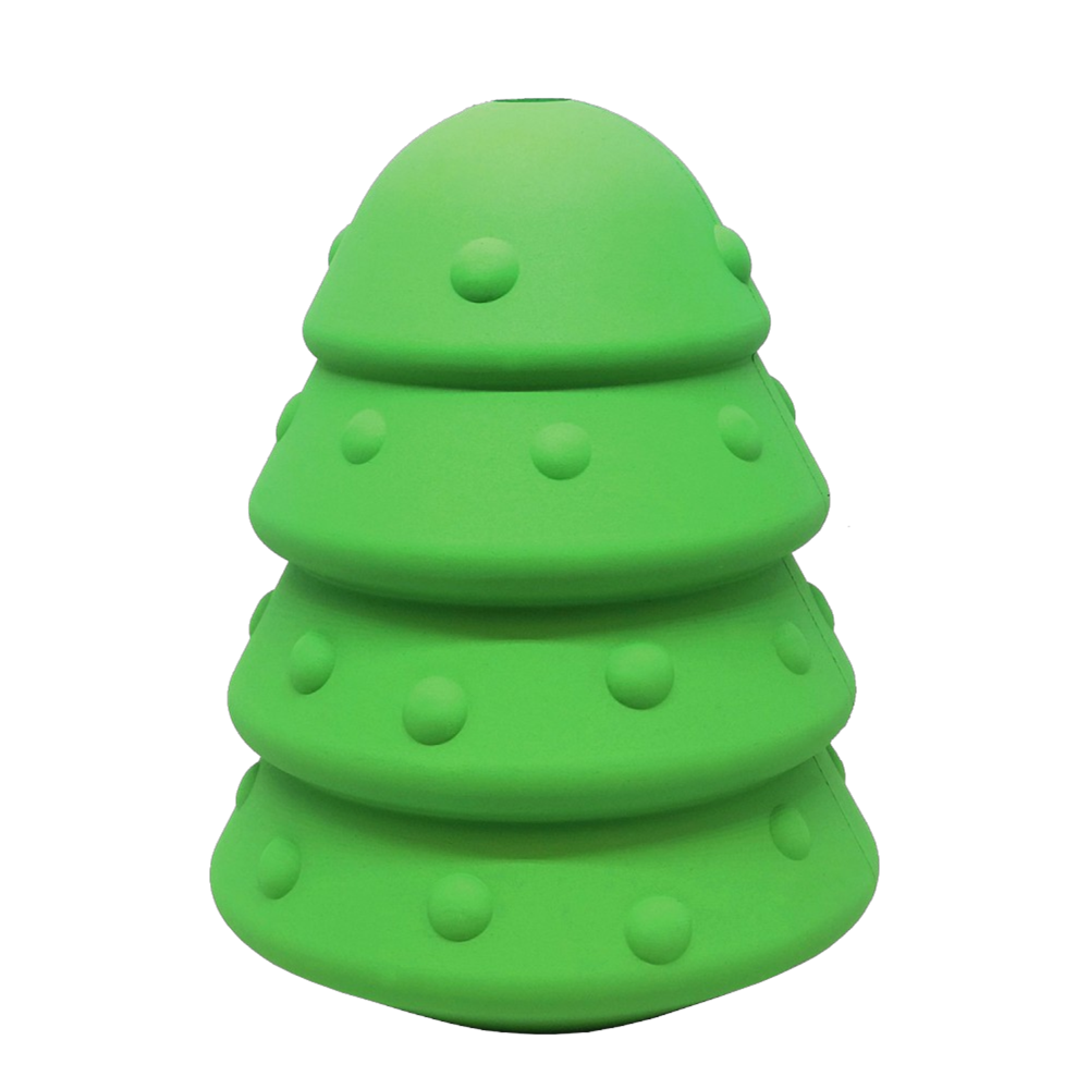 Christmas Tree Dog Toy - Durable Rubber Chew Toy for Large Dogs | USA Made - SodaPup/True Dogs, LLC - Flyclothing LLC