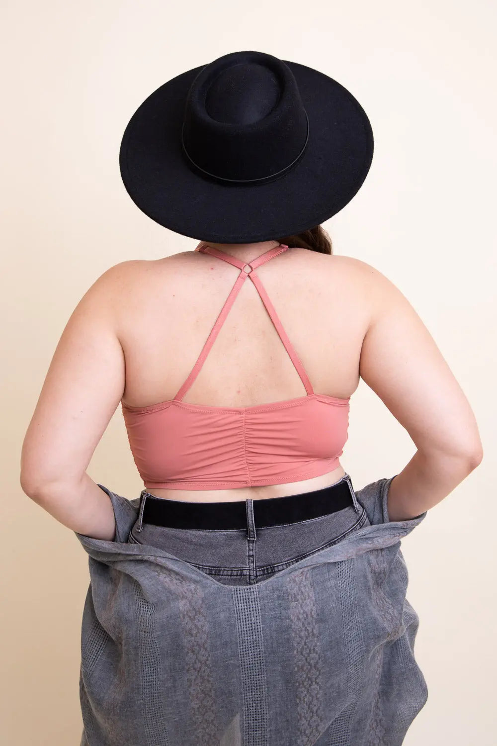 Ruched Bralette Plus - Boho Clothing and Accessories - Flyclothing LLC